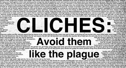 avoid advertising and marketing cliches